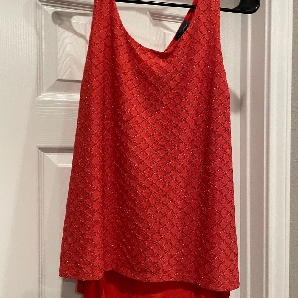 EUC The Limited size Large Orange Shell tank top